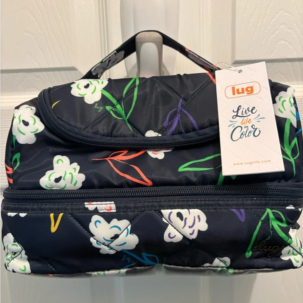 Lug Floral Quilted Toiletries Bag - Picture 1 of 11